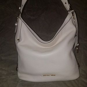 Cream leather Michael Kors shoulder bag
